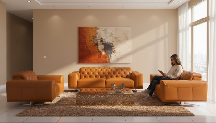Chesterfield Sofa Set Brown Couches Leather Sofa Sofa Couch Classic New