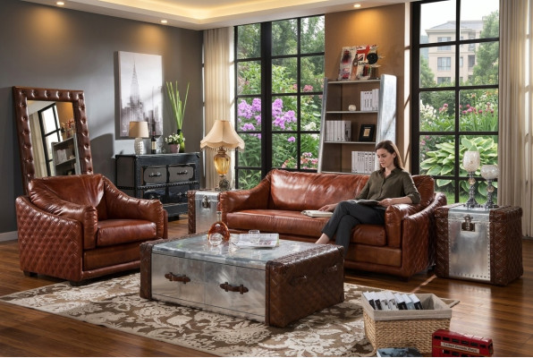 Sofa set upholstery couch seating suite 2-piece set 3+1 seater new