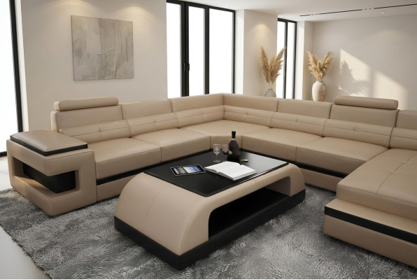 Coffee table glass design coffee table living room leather couch side tables