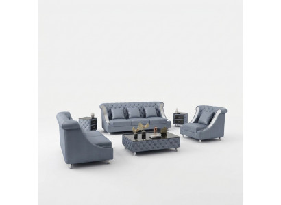 Leather sofa couch living room suite design modern 3 1 seater sofa new