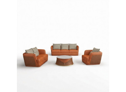 Leather sofa, couch landscape, 3 2 1 seater set, design modern sofa couches