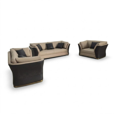 Armchair Design Couch Sofa Relax Lounge Leather Television Luxury Club Upholstery