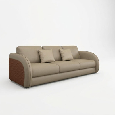 Three-seater couch upholstery design sofa modern 3-seater sofas room furniture beige
