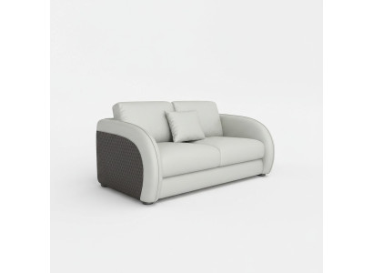 Leather Sofa Couch Living Area 2-Seater Design Modern Sofa Two-Seater Genuine Leather