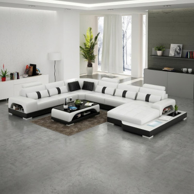 Corner suite leather sofa design luxury living landscape corner sofa couch upholstery corner sofa