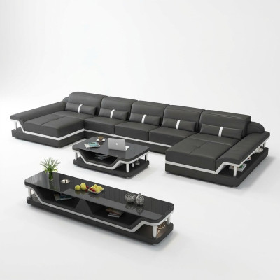 Sectional sofa couch sofa living landscape leather sofa leather furniture living room set