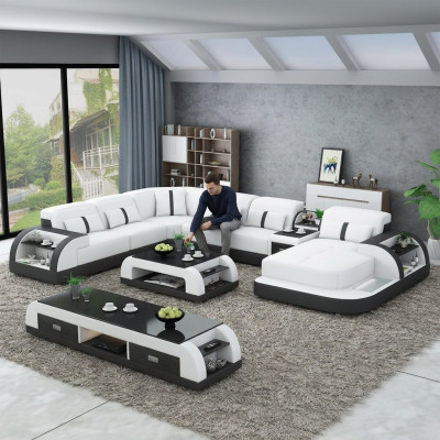 Leather sofa design corner suite corner sofa luxury living landscape leather sofa couch upholstery