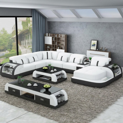 Leather sofa design corner suite corner sofa luxury living landscape leather sofa couch upholstery