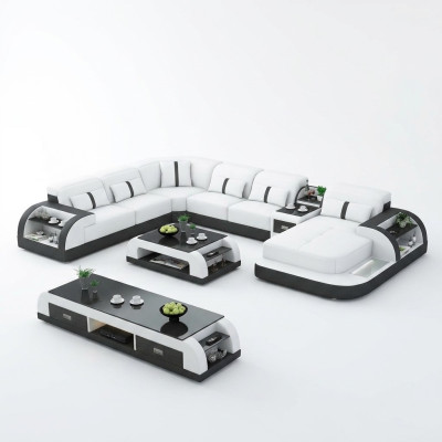 Leather sofa design corner suite corner sofa luxury living landscape leather sofa couch upholstery