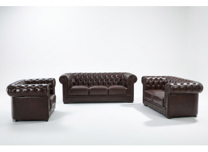 Sofa set 3-2-1 seater set sofa upholstery couch leather relax living room set