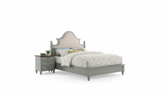 Luxury Bedroom Set Design Bed 2x Nightstands Dresser Set Beds Hotel