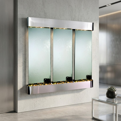 Decorative Modern Partition Water Walls LED Water Wall Illuminated Wall
