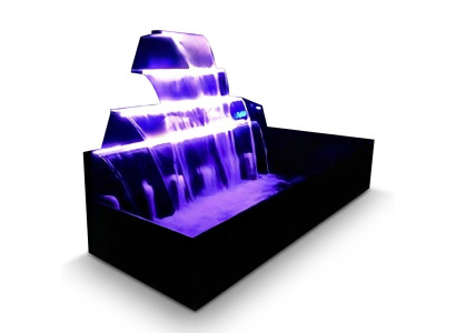 Pool Waterfall Fountain Stainless Steel Water Features Decoration Facility Swimming Pool