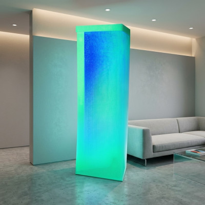 Water Column 60x200cm Water Wall Column Wall Partition LED