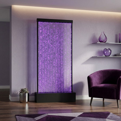 LED water wall panel with water bubbles designer water wall