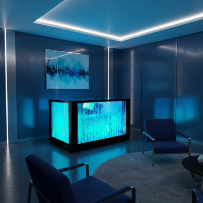 Table Water Bar Wall Bar Counter Illuminated Bar Table Bar Counter LED