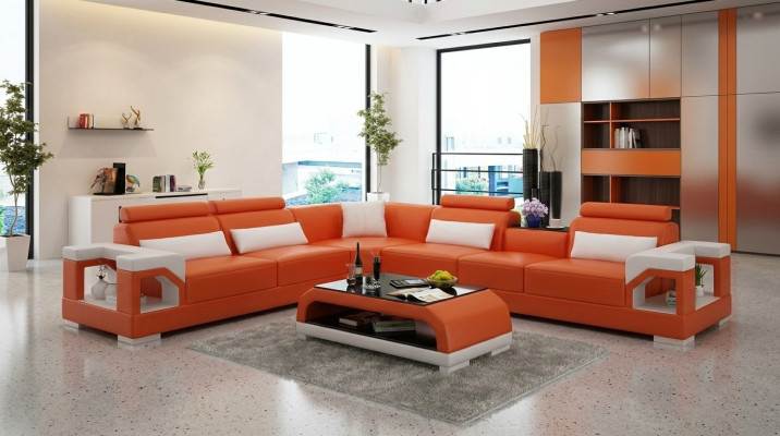 Modern leather sofa couch upholstery corner unit corner sofas sofa couches corner sofa + USB