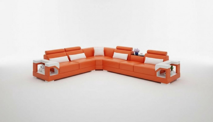 Modern leather sofa couch upholstery corner unit corner sofas sofa couches corner sofa + USB