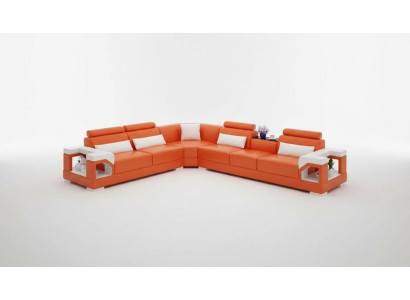 Modern leather sofa couch upholstery corner unit corner sofas sofa couches corner sofa + USB