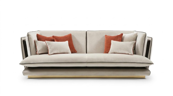 Designer 3-seater sofa upholstered sofa with armrest couch sofa upholstered sofas couch
