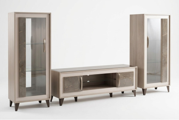 Designer TV cabinet sideboard side lowboard cupboard living room shelf luxury