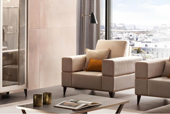 Armchair Relax Leather Lounge Club Upholstered Couch Luxury Sofa Furniture arredoclassic