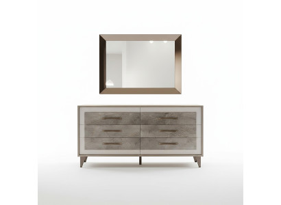 Dressers Wardrobe Mirror Design Furniture Furniture Cloakroom 2-piece Set arredoclassic