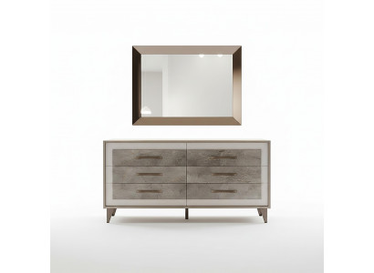 Dressers Wardrobe Mirror Design Furniture Furniture Cloakroom 2-piece Set arredoclassic