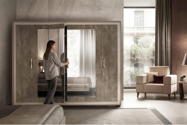 Luxury wardrobe designer wardrobes 6-door closet arredoclassic
