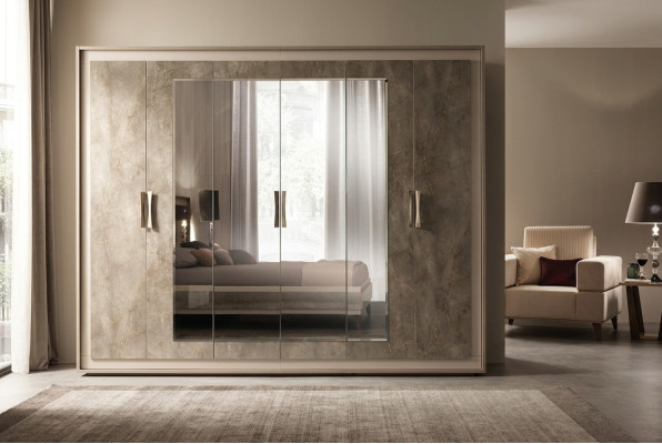 Luxury wardrobe designer wardrobes 6-door closet arredoclassic