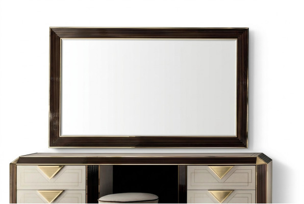 Design Mirror Wall Mirror Modern 110x190 Furniture Wood Frame arredoclassic New