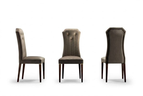 Armchair Chair 1x Dining Room Television Lounge Textile Seat Upholstered Chair arredoclassic
