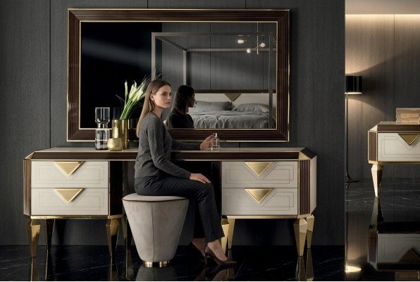 Console table dressing table makeup tables console arredoclassic wooden sideboard