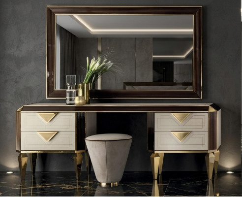 Console table dressing table makeup tables console arredoclassic wooden sideboard