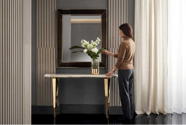 Wood console table, table console, console tables, dressing table, Arredoclassic.
