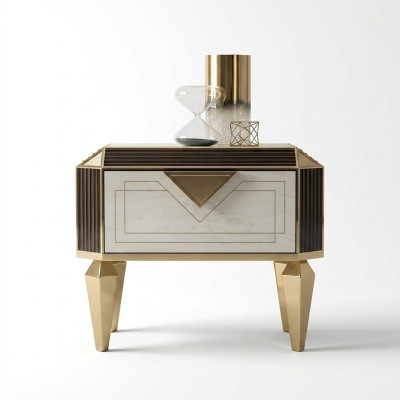Design nightstand original tables console side table bedroom luxury consoles
