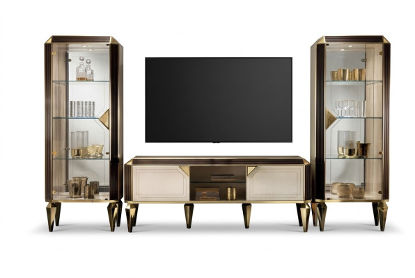 Designer RTV TV sideboard cabinet side low cupboard shelf luxury living room board