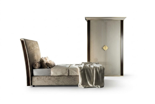 Complete bed bedroom wardrobe set beds wardrobe arredoclassic 2-piece