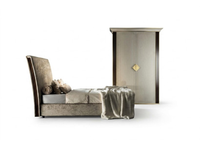 Complete bed bedroom wardrobe set beds wardrobe arredoclassic 2-piece