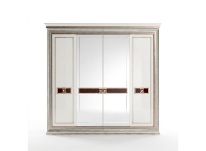 Classic wooden cabinets wardrobes bedroom closet Baroque Rococo