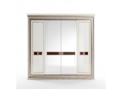 Classic wooden cabinets wardrobes bedroom closet Baroque Rococo