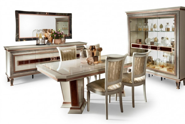 Dining table dining room set dining group furniture table 5-piece chair 4x chairs arredoclassic