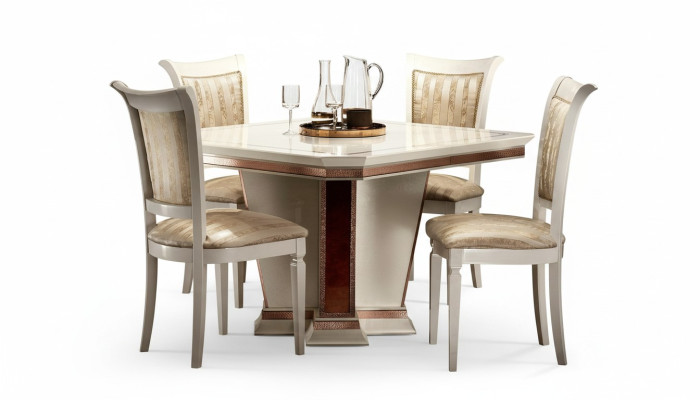Baroque dining table wooden set dining room living room design tables