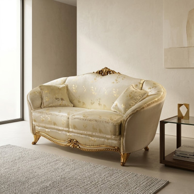 Sofa 2-seater design sofas upholstered couches leather relax leather two-seater