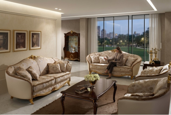 Sofa Sofa Set 3+3 Seat Design Upholstered Sofas Couch Set arredoclassic