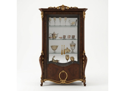 Living room furniture classic wooden glass display cabinet cupboard showcases new