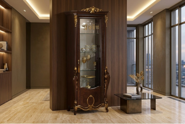 Classic cabinet bookshelf bookcase showcase display cabinet glass cabinet