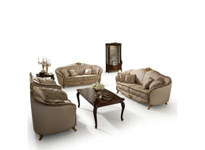 Upholstered Couches Luxury Sofa Set 3+2+1 Seater Set Sofa Arredoclassic New