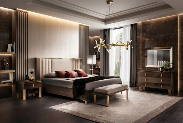 Bed Cushion Design Double Beds Hotel Bedroom 180x200cm arredoclassic