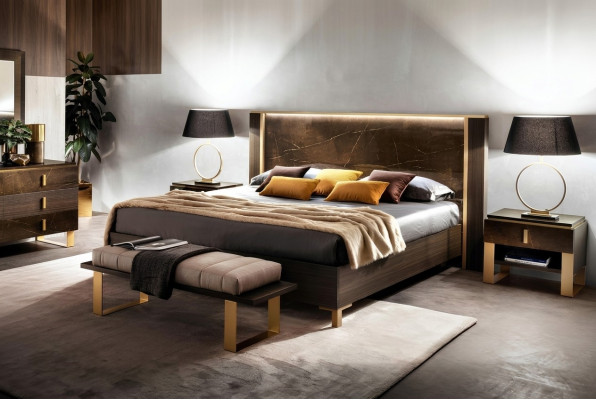 Bed Cushion Classic Double Bed Wood 180x200cm Hotel Beds Bedroom New